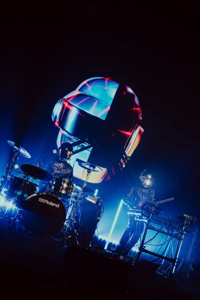 The helmets under stage light